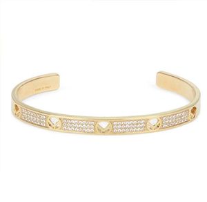 Pulseiras elegantes designer elegante pulseira para mulheres pulseira dura joias 5 opções 7295001