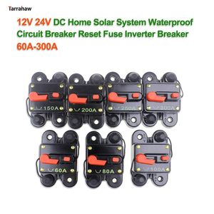 Accessories Home Solar System Photovoltaic Panel Recoverable Waterproof Circuit Breaker 12V 24V DC Reset Fuse Inverter Breaker 60A300A