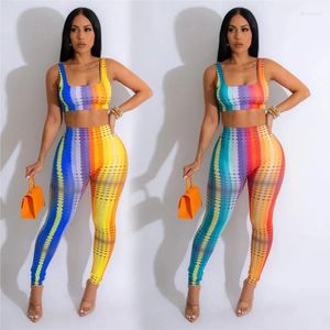 Kadınlar Mayo Kapla Kadın Plaj Çıkışı Elbisesi Mayo Renk Baskı Açık Düğmesi Kolsuz Pantolon İki Parça Set Geometrik Spandeks