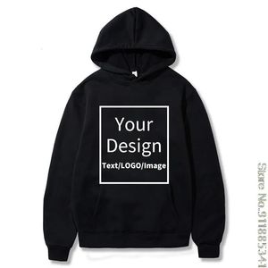 Customized Hoodie Customized Personalized Hoodie Student Casual Custom Printed Text DIY Hoodie XS-3XL 231226