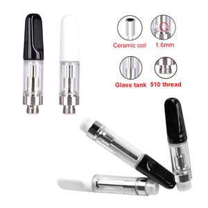 Stock Stock TH205 TH210 Atomizer 0,8 ml szklanego zbiornika jednorazowego zbiornika białą końcówkę cewkę ceramiczną 510 Nić dla gęstego dopasowania oleju M6T M3 Amigo akumulator