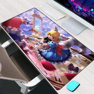 Poggia Mobile Legends Tappetino per mouse Accessori da gioco di grandi dimensioni Tappetino per mouse Tappetino per tastiera Tappetino per scrivania Xxl Tappetino per mouse per computer PC Gamer Laptop Mausepad