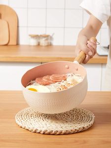 Кастрюли Кухонная кастрюля Майфан Камень с антипригарным покрытием Кастрюли для приготовления лапши Молочный суп Кастрюли для снега в японском стиле Универсальная посуда