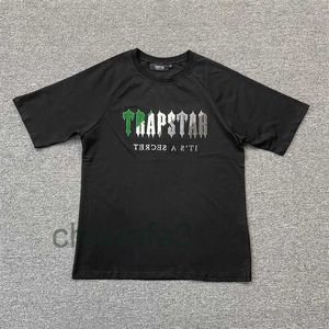 Männer T-shirts 2023 Frühling Sommer Trapstar T-shirt Männer Frauen Weißes Handtuch Stickerei Kurzarm T-shirt Set Vielseitig Komfort Baumwolle top Verkauf Z0221 GVIA