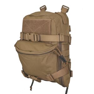 Mini saco de hidratação tático mochila bexiga água molle ykk zíper bolsa militar caça 500d náilon esportes ao ar livre 231225