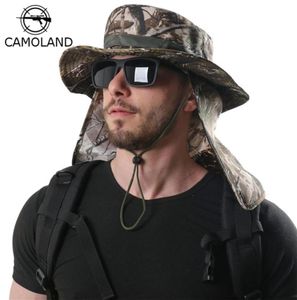 Tactical Camouflage Boonie Hats Nepalese Cap Bucket Hat Militares Army Mens Military Hiking Fishing Hat With Flaps UV UPF50 2205073328593