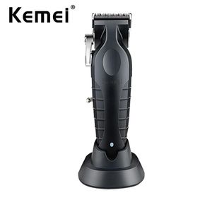 Trimmer Kemei Professional Precision Fade Hair Clippers Cordless Hair Cutting Hine Rechargeable 2500mah Hair Beard Trimmer for Barber
