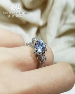 the Soviet Union Never Wedding Engagement Ring Jewelry Zircon Dimond wedding This Is Gurd Responsibility LP14589098280