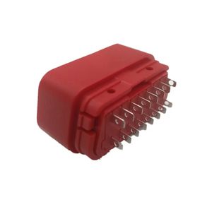 Automotive computer interface OBD 16pin female universal model with sheath OBD2 female welding pluggable board