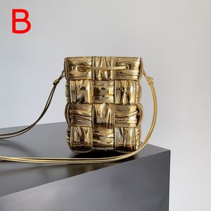 10a designer balde saco de couro genuíno bolsa de ombro senhora crossbody saco 14cm delicado imitação super_bagss com caixa yv036