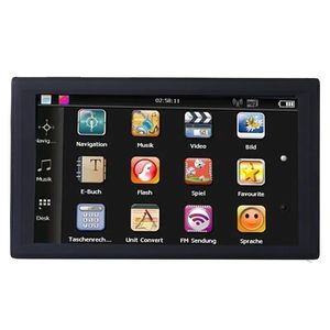 الملحقات Carnavigation GPS 9inch شاشة سعة LCD 256 ميجابايت 8G الذاكرة