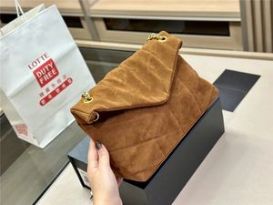 Winter Handbags Women Suede Shoulder Bags Frosted Messenger Bag Designer Fashion Postman Bags Square Leather Shoulder Bags Multi funcito handbags