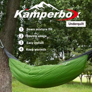 أكياس النوم Kamperbox Underquilt حقيبة نوم أسفل بطانية نوم هجين كيس التخييم لحاف نائم Bagl231226