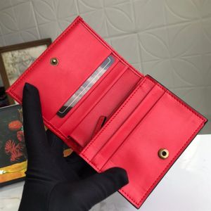 466492 Marmont Card Case Wallet Holder Designer Womens Black Leather Cardholder Zippy Coin Purse Key Pouch Mini Pochette Accessoir242R
