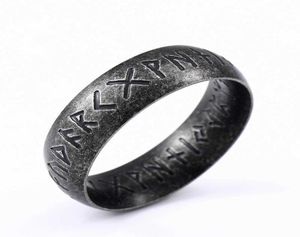 Beier 316Lステンレススチールファッションスタイルメンダブルレタールーン語Odin Norse Viking Amulet Retro Rings Jewelry LRR141 Q07083926159458