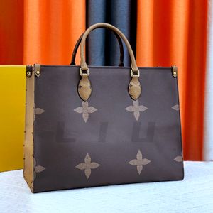 Heiße Designer-Taschen, Luxus-Umhängetasche ONTHEGO Damenhandtaschen, Geldbörse, Blumen-Einkaufstasche, Damen-Freizeittasche, Leder-Umhängetaschen für Damen, Handtasche mit großer Kapazität