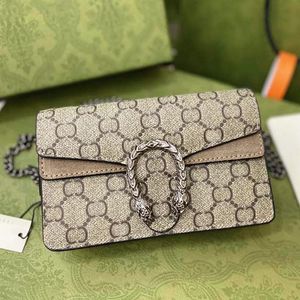 Spiegelqualität Kartenhalter Brieftasche Clutch Dionysus DHgate Klappe Designertasche für Damen Geldbörse Leder Leinwand R Schulter Umhängetaschen Luxushandtasche Einkaufstasche Mann