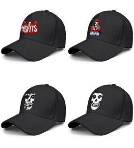 Danzig Misfits Tasarımları Fiend Skull Black Erkek ve Kadın Beyzbol Kapağı Tasarımcı Golf Serin Fitted Özel Benzersiz Klasik Şapkalar G4380977
