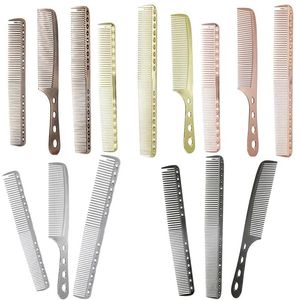 Brushes High Quality Titanium Material Heat Resistant Hairdressing Comb 3Pcs/Set Professional Hair Cutting Comb In 5 Colors Durable Use