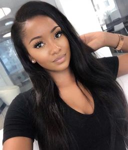 360 Lace Front Wigs Human Hair pre plucked Straight Lace Frontal Wigs perruque 360 HD Full Lace Wigs For Black Women with Baby Hair Glueless