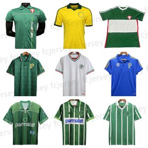 1993 96 99レトロパルメイラR.カルロスサッカージャージ22 23 2014 15 Edmundo Zinho Rivaldo Evair Green Football Shirts Mensユニフォーム