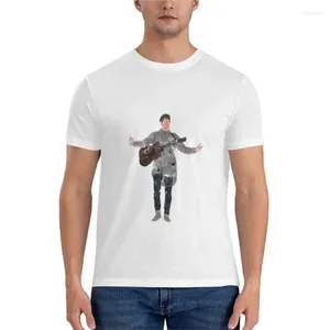 Herr t-skjortor Gerry Cinnamon Watercolor Print Classic T-shirt Mens Big and Tall Graphic T-Shirts Pack