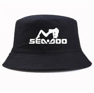 Nowa czapka mody Sea Seado Moto Drukuj Kapelusz Busket Summer Casual Marka Unisex Fisherman Hats31231938643942