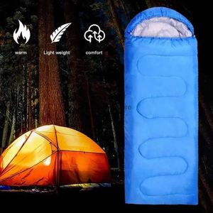 Sleeping Bags Camping Envelope Sleeping Bag Ultralight Waterproof Backpacking Warm Sleeping Season Hiking Spliceable Bags 4 Traveling Out G8A2L231226