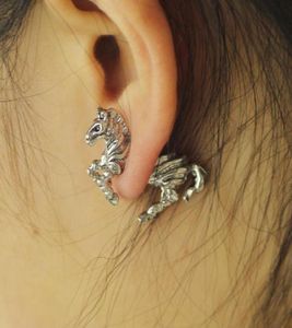 Vintage Stud Earrings Cute Giraffe Lion Cat Deer Horse Crocodile For Men Women Charm Jewelry Gift8130382