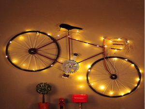 Rowerowe dekoracja nowości Retro nostalgiczne żelazne rowery w zawieszeniu na ścianę sklep internetowy kawiarnia kawiarnia kreatywna spersonalizowana 5060773