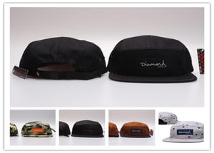 Boa Qualidade Diamantes 5 Painel HipHop Osso Bobby Snapback camo floral moda Bonés de Beisebol chapéus Homens Mulheres Casquette HHH3180643