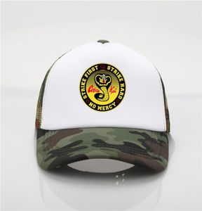 Cobra Kai Karate Kid Movie Cappelli da baseball hombre camiseta stampato cappello hip hop Uomo e donna Moda Estate Cappello da sole5954535