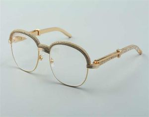 20 occhiali di vendita di alta qualità in acciaio inossidabile con aste di diamanti montatura per sopracciglia con diamanti di fascia alta 1116728A Taglia 6018140m9690949