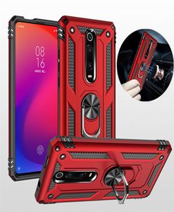 Dla Xiaomi K20 Pro K30 MI9T MI9 MI 9T CC 9E SE CC9 Pro A3 Lite Armor Pierścień magnetyczny PRZEPUSZCZENIA REDMI Note 7 8 8T 10 7A 8A6451267