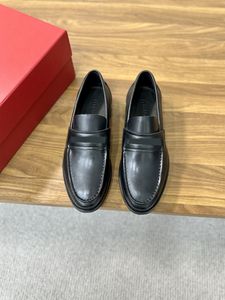 Sapatos masculinos de couro de luxo de alta qualidade. Sapatos masculinos de tamanho grande, feitos de couro bovino importado com contas de borda aberta, sapatos masculinos de negócios, tamanho EUR 39-45