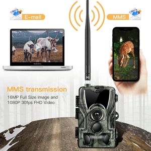 Linje 3G HC801G Trail Camera med rörelse Aktiverad nattvision Wild Life Hunting Cams Game Cycling Camer för utomhusövervakning