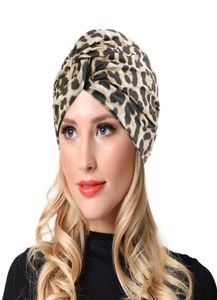 Beanieskull bonés moda seda forrado ed turbante bonnets para mulheres leopardo cabeça envoltório capa inverno boné headwear bonnet femmebea5058290