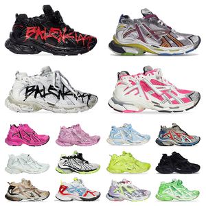 New Arrival Track Runners 7 7.0 Designer Shoes for Men Women Graffiti Black White Pink Red Brown Belenciaga Colorful Belanciaga Shoe Sneakers Traineres