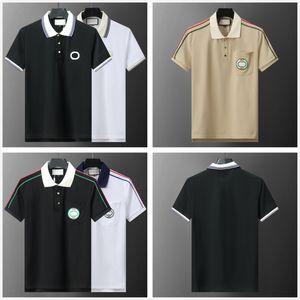 Herren-Stylist Polo Shirts Luxus Italien Männer Kleidung Kurzarm Fashion Casual100% Baumwoll Herren Sommer T-Shirt Viele Farben sind erhältlich Größe M-3xl