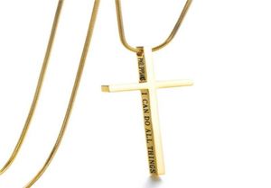 Charms enkelhet Rostfritt stål hänge halsband 4:13 Titansmycken för män och kvinnor 3 färger9167169