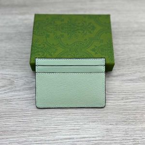 Männer Kartenmappen Designer Frauen PU-Leder weiches Leder kleine Brieftasche Mode Luxus Mini-Kreditkartengeldbörse Top-Qualität ID-Hülle Paket vierfarbig