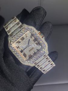 luxury mens watch movement watches menwatch iced out watch moissanite watch wristwatch automatique montre designer watches for men diamond watch montre de luxe 063
