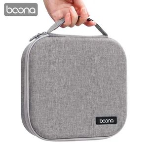 Anslutningar Boona hörlurarfodral Earphone Väska för Apple Headset Max Hard Shell Travel Case Storage Box