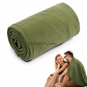 Schlafsäcke Winterschlafsack Tragbarer Fleece-Schlafsack Fleece-Liner Leichtes Zeltbett für Outdoor-Camping Wandern RucksackreisenL231226