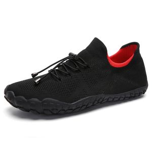 Sapatos descalços femininos aqua tênis masculino cinco dedos sapatos anti-deslizamento vadear natação respirável caminhadas condução calçado de pesca 231226