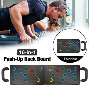 Accessori 16in1 Push Up Board Rack con Maniglia Fiess Pushup Body Building Supporti per PALESTRA Esercizi Tools320i