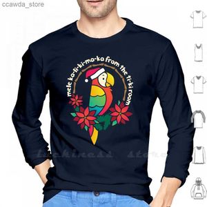 Herren Hoodies Sweatshirts It' S A Tiki Christmas Hoodies Langarm Enchanted Tiki Bird Paradise Macaw Parrot Jose Hibiscus Q231226