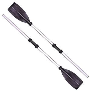 2Pcs Aluminum Alloy Detachable Float Afloat Oars Fitting Boat Rafting Paddle Canoe Oar Boating Accessories 231225