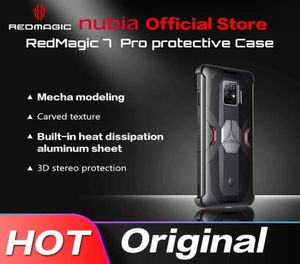 Mobiltelefonfodral Original Nubia Protective Case för Redmagic 7 7S Thermal Shell Sock Proof Cover Red Magic 6R 7 6S Tectivecase W228200258