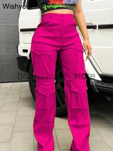 Damen-Hosen, Caprihosen, neu im Herbst, mit Reißverschluss, Gothic-Cargo-Hose, Damen, sexy, mit mehreren Taschen vorne, Safari-Stil, gerade, Nachtclub, Baggy-Jogginghose, J231226